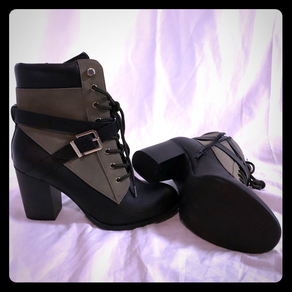 Brand new green and black Apt. 9 boots